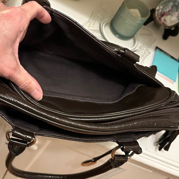 Talbots genuine leather shoulder purse - Picture 10 of 12